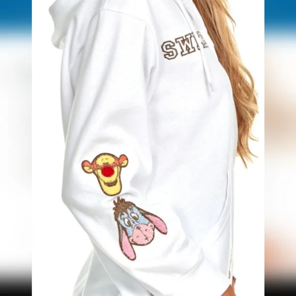 DISNEY WINNIE THE POOH full zip sweatshirt hoodie - Picture 6 of 14